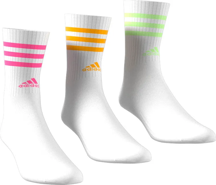 3-Stripe C Spw Crew 3 Pairs Sock - Unisex|-|Chaussettes à 3 bandes C Spw Crew 3 paires - Unisexe