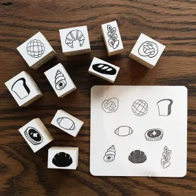 36 Sublo Bread Rubber Stamps