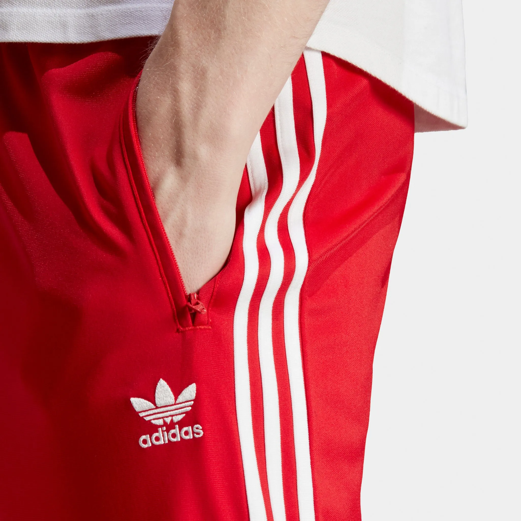 adidas Originals Adicolor Firebird Track Pants Better Scarlet / White