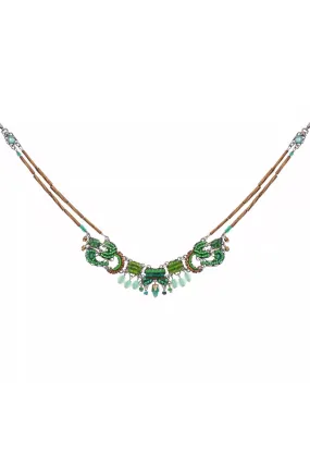 AYALA BAR GREEN SMALL NECKLACE