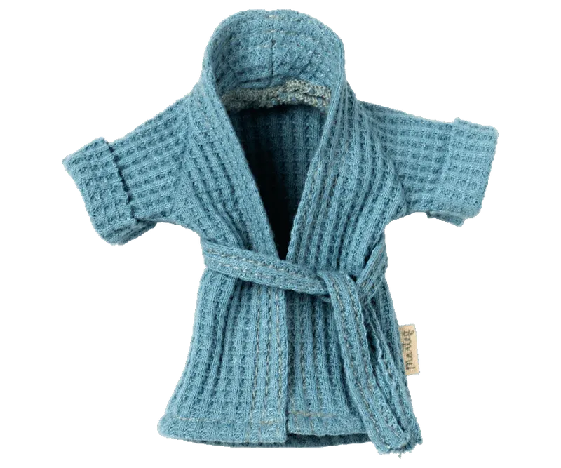 BATHROBE - DUSTY BLUE