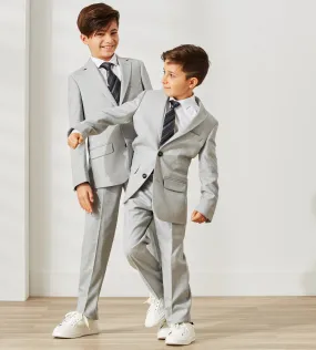 Boys Solid Suit Jacket