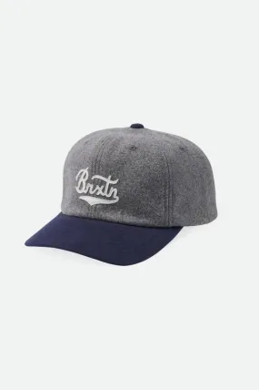 BRIXTON - BURT MP CAP - HEATHER GREY/WASHED NAVY