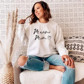 Chalk Marine Mom T-shirts