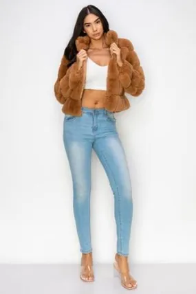 Chel's Faux Fur Short Jacket