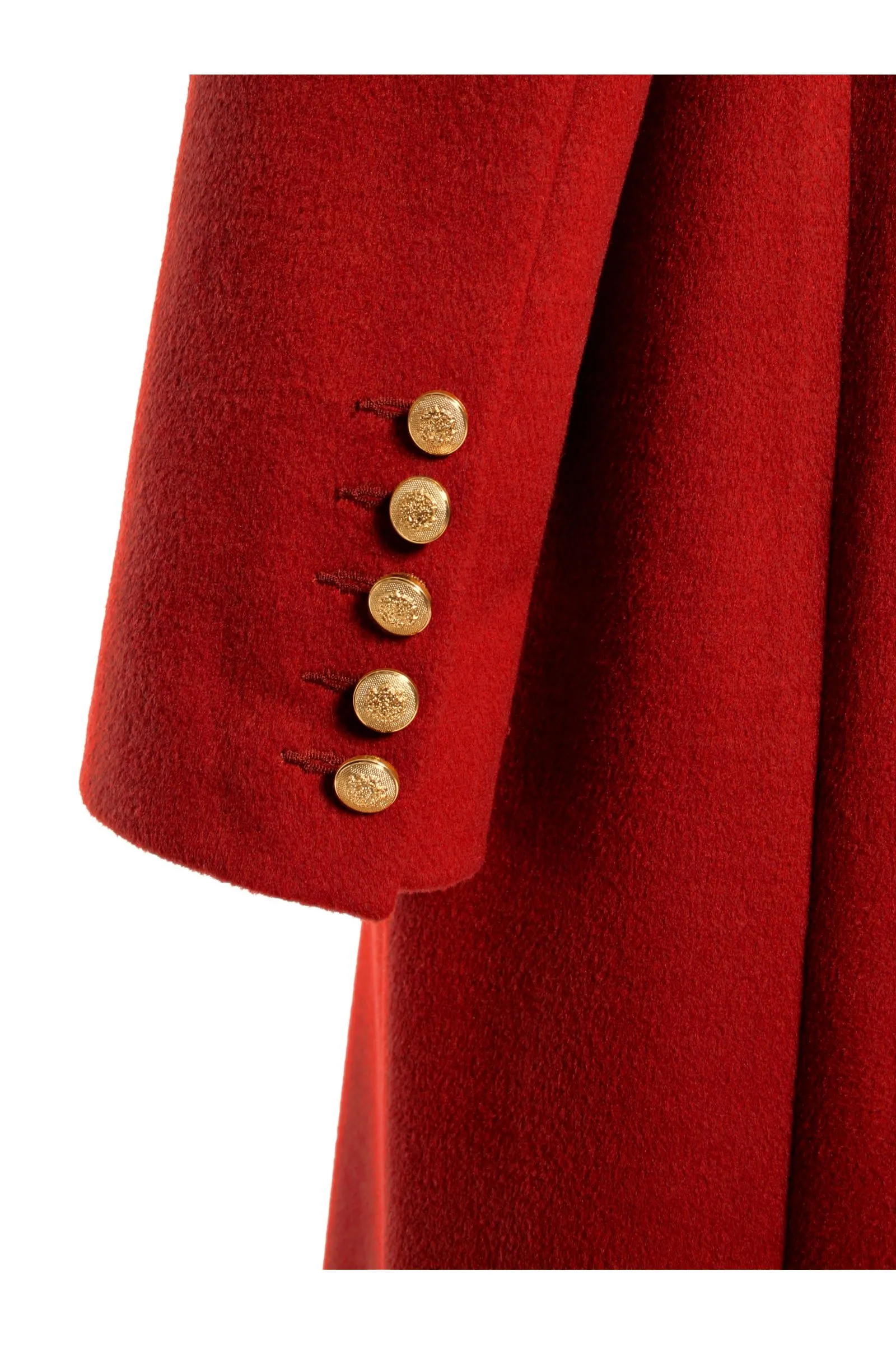 DOUBLE BREASTED COAT "NASTASIA" IN RED