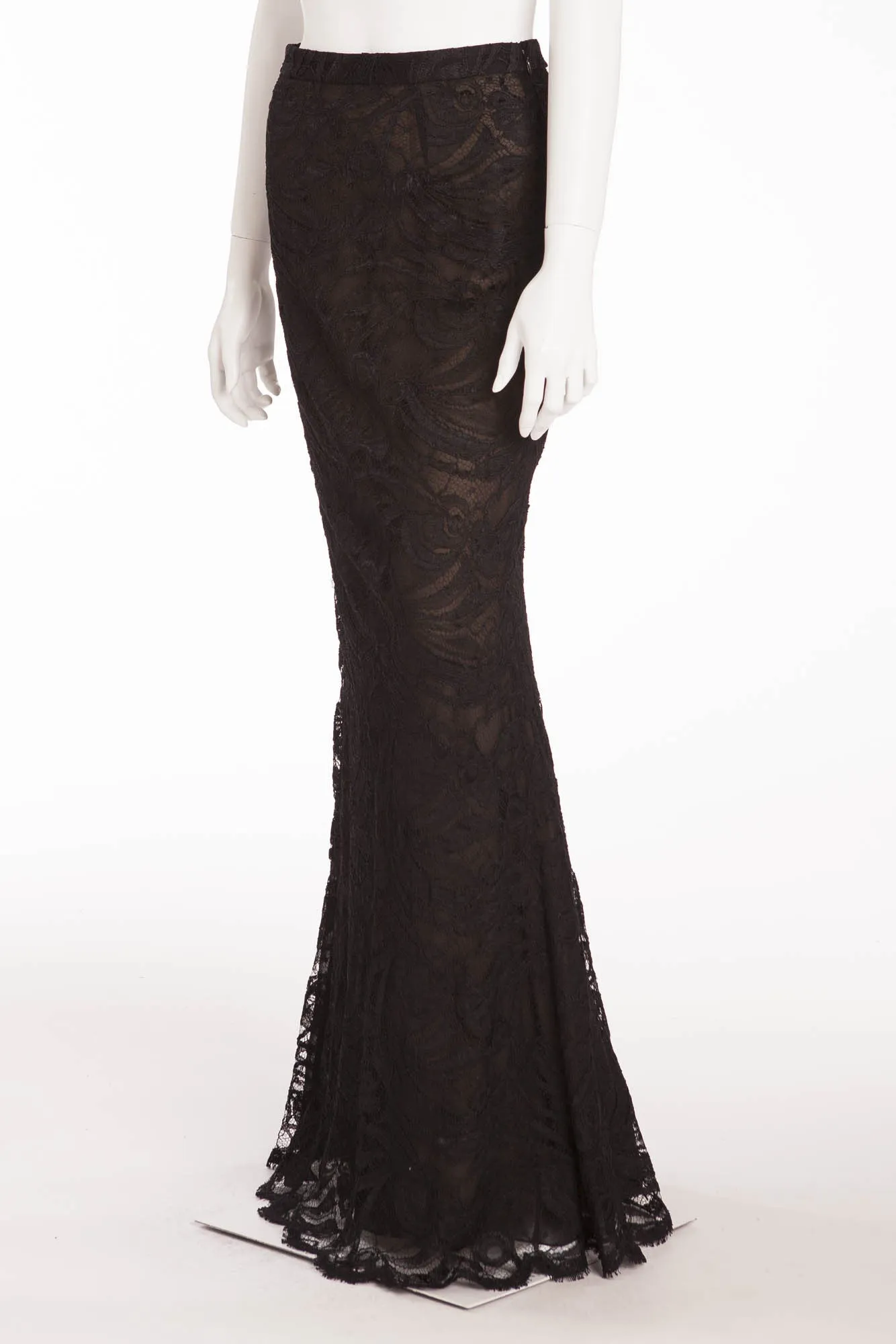 Emilio Pucci - Lace Black Maxi Skirt, IT 42