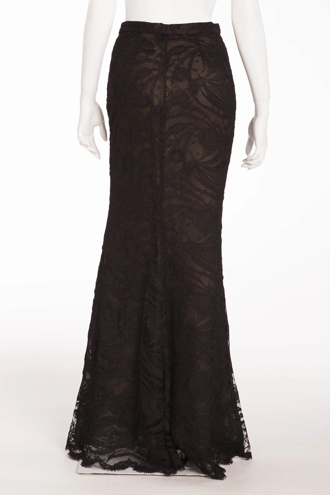 Emilio Pucci - Lace Black Maxi Skirt, IT 42