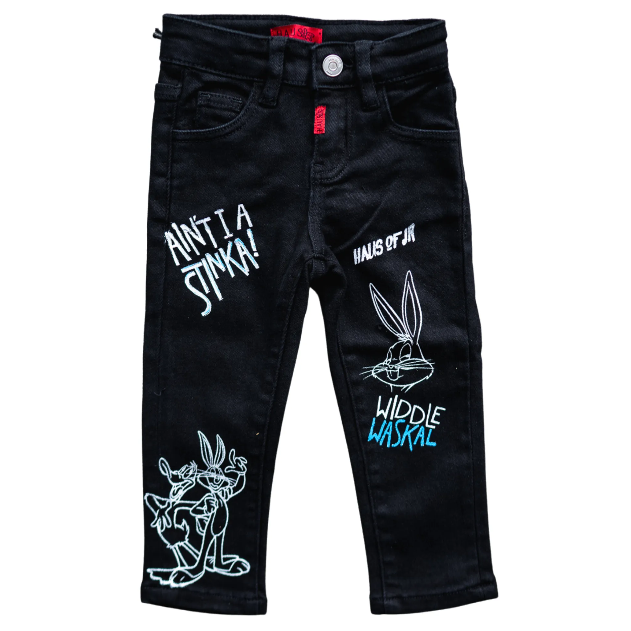 Haus of JR Looney Boss Denim Pants (Black)