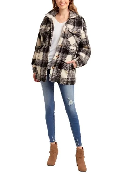 Last Chance! Plaid Teddy Sherpa