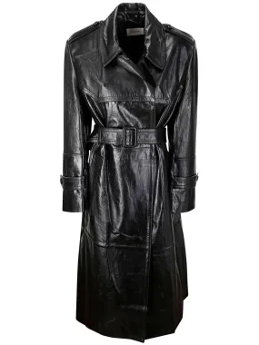 Leather coat