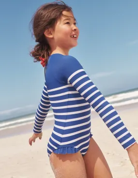 Long Sleeve Frilly Swimsuit