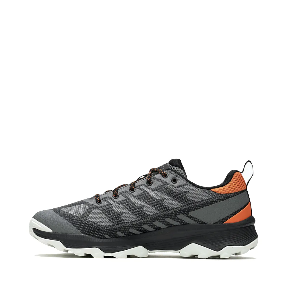 Merrell Men's Speed Eco Hiking Sneaker in Charcoal/Tangerine