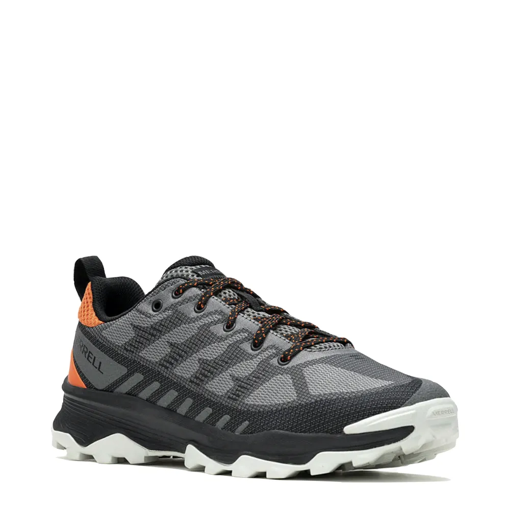 Merrell Men's Speed Eco Hiking Sneaker in Charcoal/Tangerine