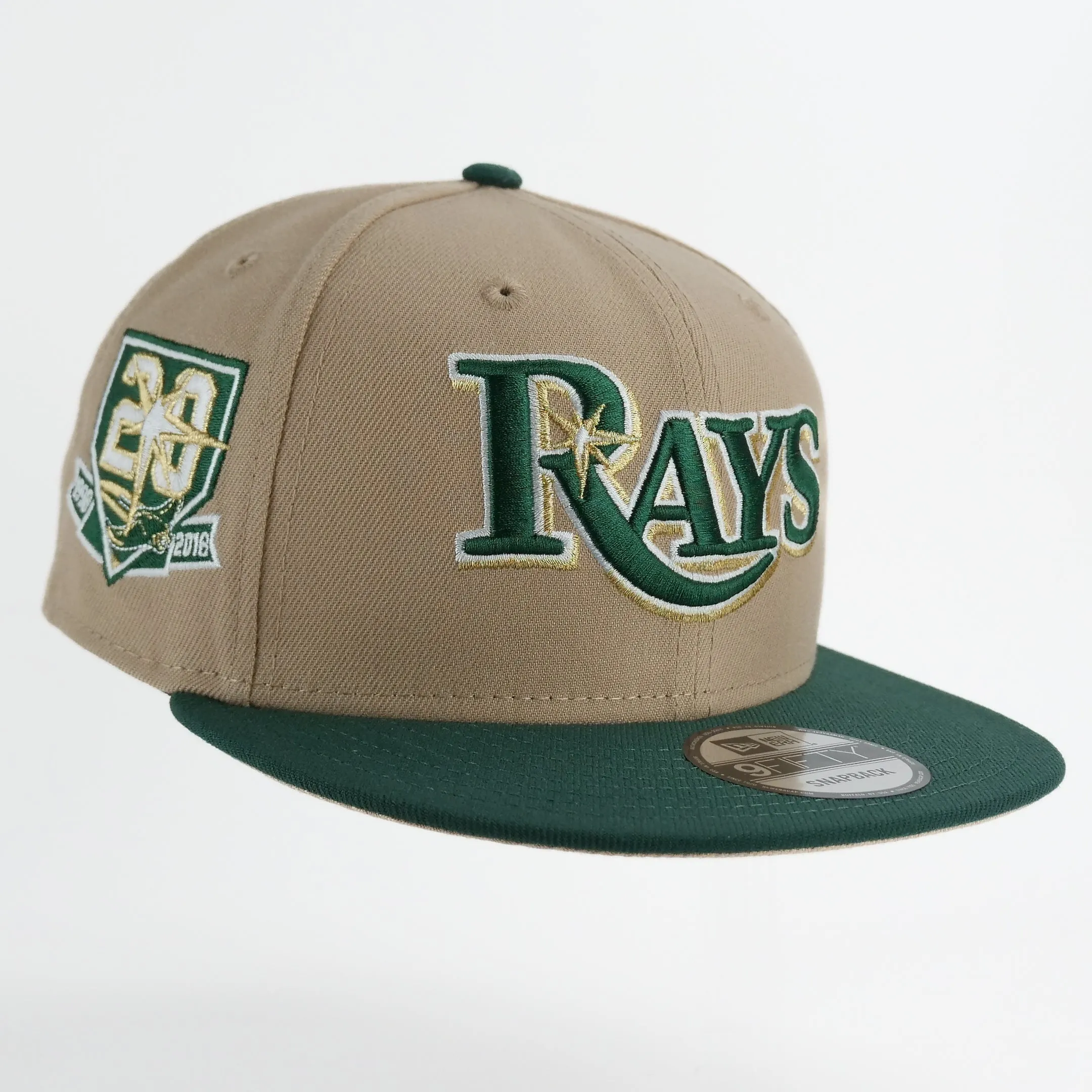 New Era Custom 950 Snapback Tampa Bay Rays 20th Season Patch