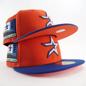 New Era Custom Exclusive Houston Astros Metallic Blue Thread 2000 Inaugural Season Patch