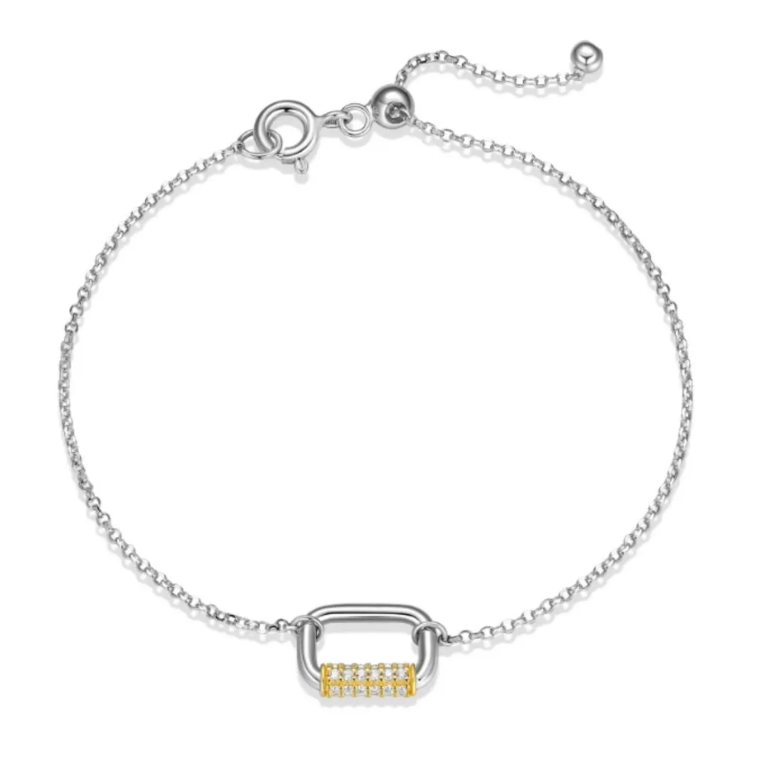 Oblong Pave Bracelet