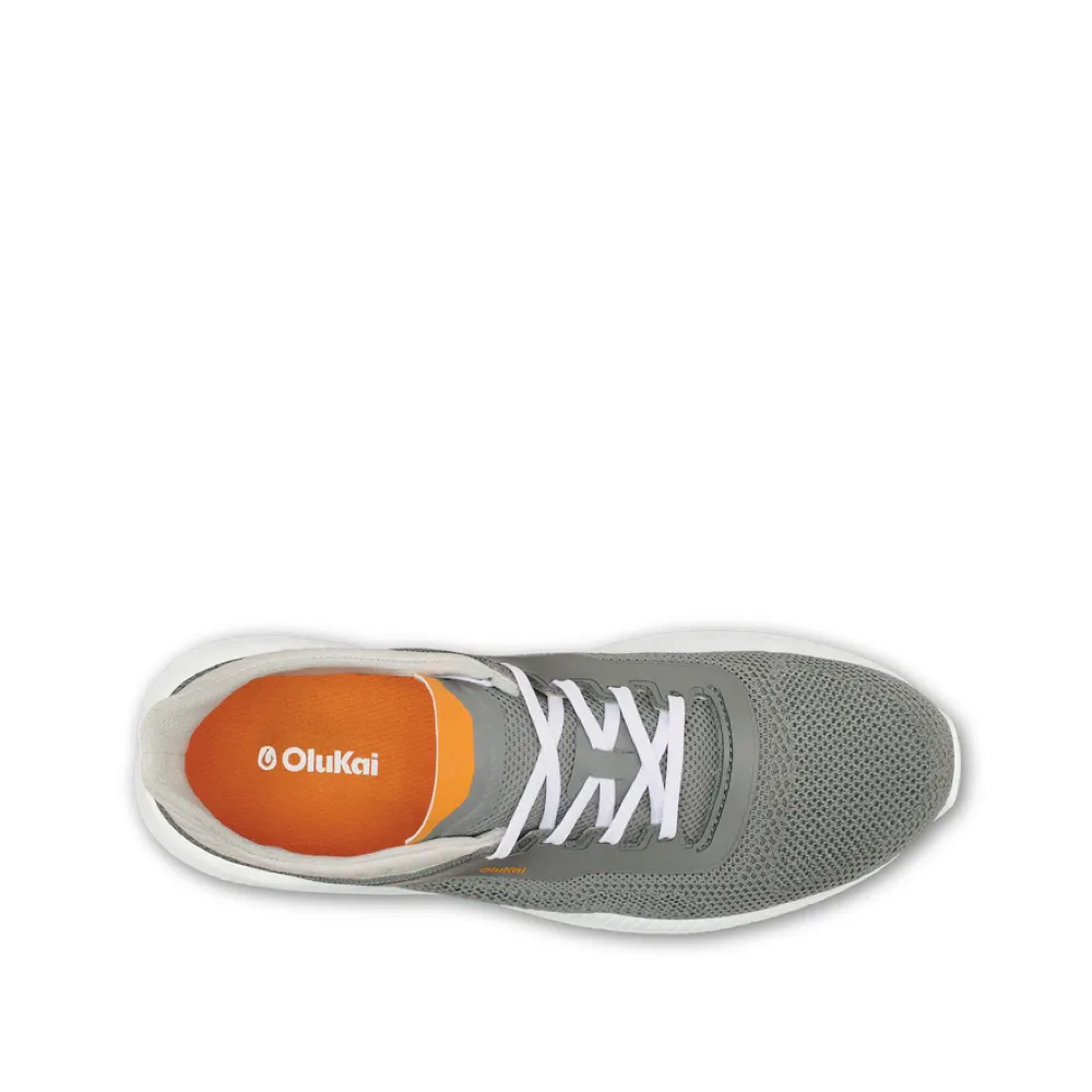 OluKai Men's Island Hopper Mesh Sneaker in Storm Grey