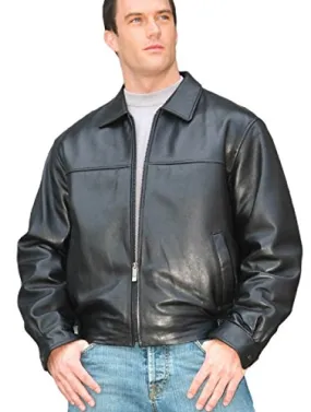 REED Men's New Zealand Lambskin Leather Jacket - Imported